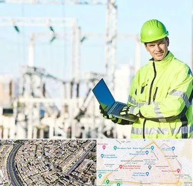 برقکار صنعتی در شهرک غرب مشهد