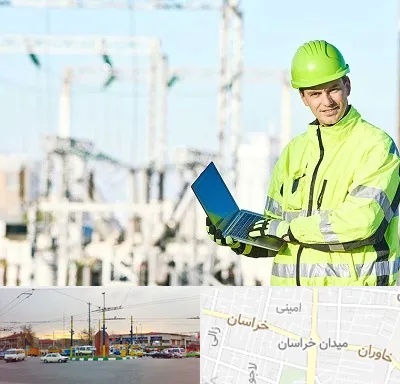 برقکار صنعتی در میدان خراسان