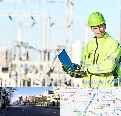 برقکار صنعتی در خیابان ملاصدرا شیراز