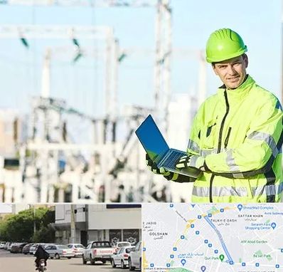 برقکار صنعتی در قدوسی شرقی شیراز