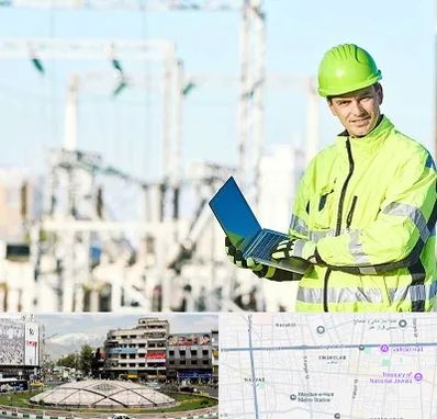 برقکار صنعتی در مرکز تهران