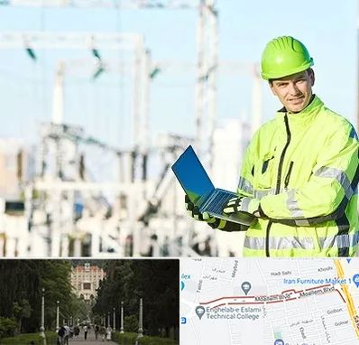 برقکار صنعتی در بلوار معلم رشت