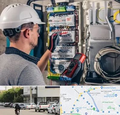 برقکار سیار در قدوسی شرقی شیراز