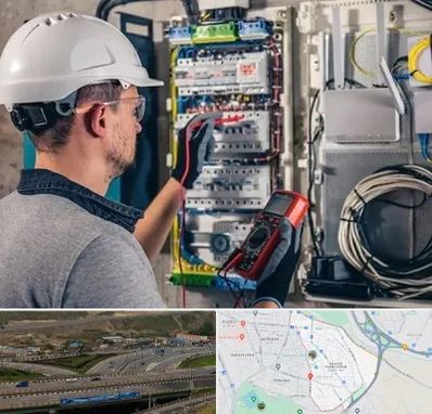 برقکار سیار در یاغچیان تبریز