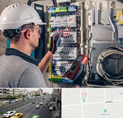 برقکار سیار در خیابان دامپزشکی