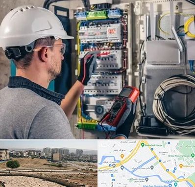 برقکار سیار در کوی وحدت شیراز