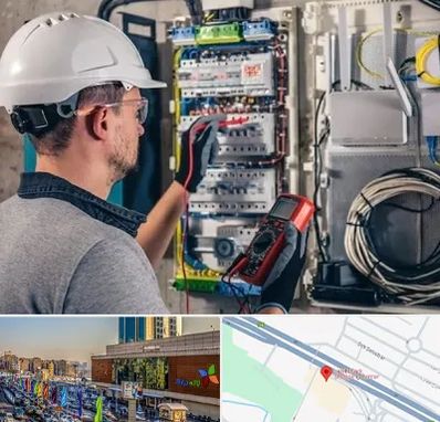 برقکار سیار در لاله پارک تبریز