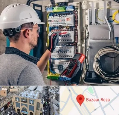برقکار سیار در بازار رضا مشهد