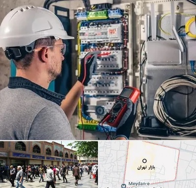 برقکار سیار در بازار تهران