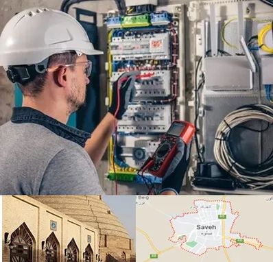 برقکار سیار در ساوه