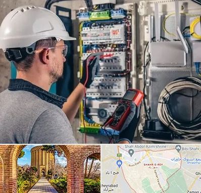 برقکار سیار در شهر ری