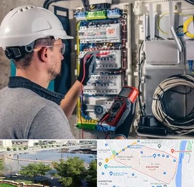 برقکار سیار در گلستان اهواز