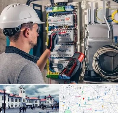 برقکار سیار در میدان شهرداری رشت