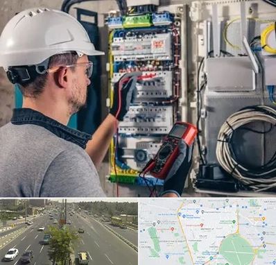 برقکار سیار در منطقه 17 تهران