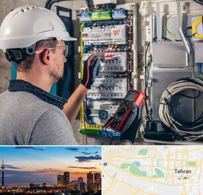 برقکار سیار در غرب تهران