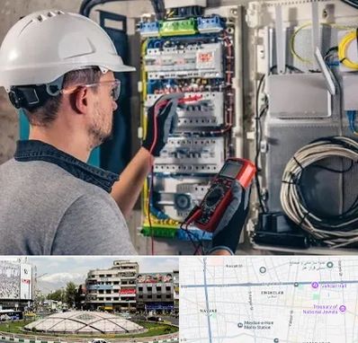 برقکار سیار در مرکز تهران