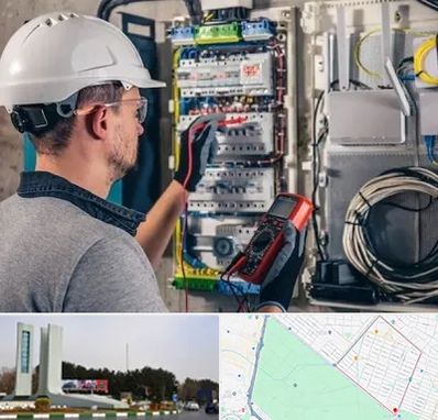 برقکار سیار در بلوار فلسیطین مشهد