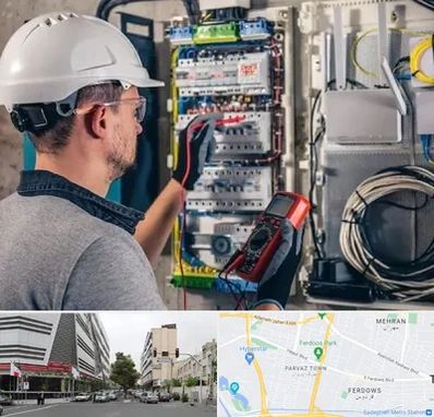 برقکار سیار در بلوار فردوس