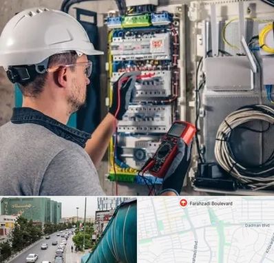 برقکار سیار در بلوار فرحزادی