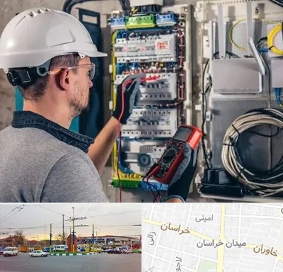 برقکار سیار در میدان خراسان