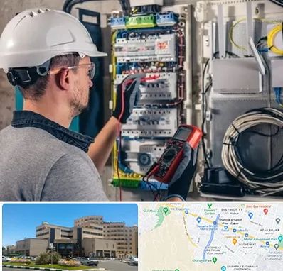 برقکار سیار در صیاد شیرازی مشهد