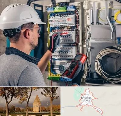 برقکار سیار در تویسرکان