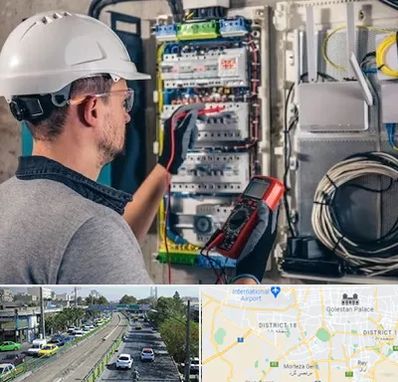 برقکار سیار در جنوب تهران