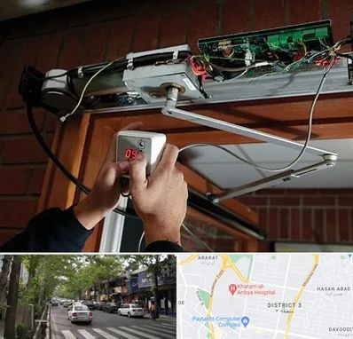 تعمیر درب برقی در ظفر