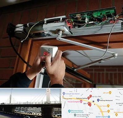 تعمیر درب برقی در پارک وی