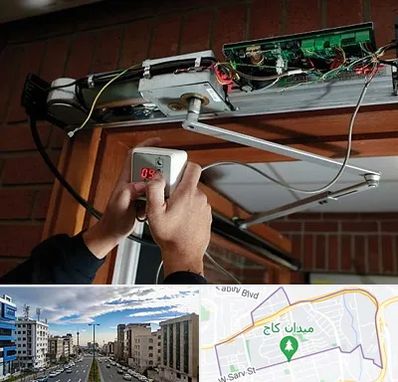 تعمیر درب برقی در سعادت آباد