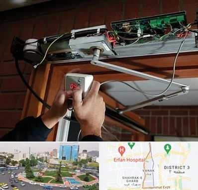 تعمیر درب برقی در ونک