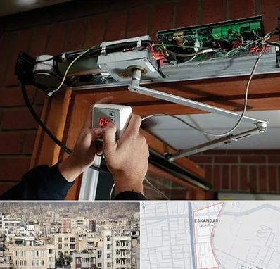 تعمیر درب برقی در اسکندری