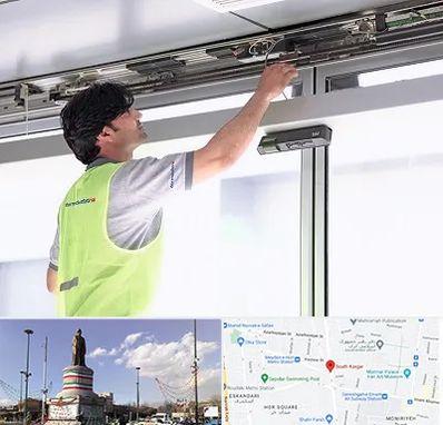 تعمیر درب اتوماتیک در کارگر جنوبی