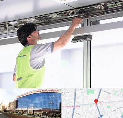 تعمیر درب اتوماتیک در نصف راه تبریز