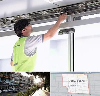 تعمیر درب اتوماتیک در خیابان جمالزاده