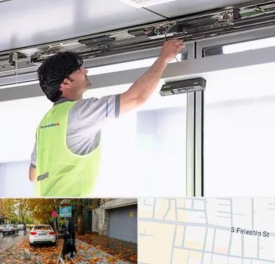 تعمیر درب اتوماتیک در خیابان فلسطین