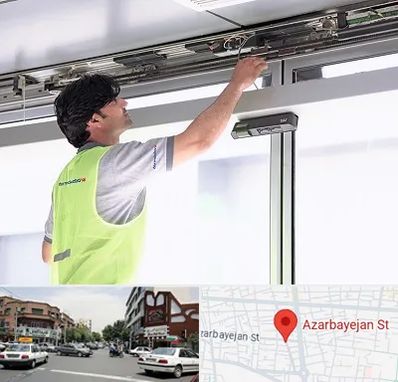 تعمیر درب اتوماتیک در خیابان آذربایجان