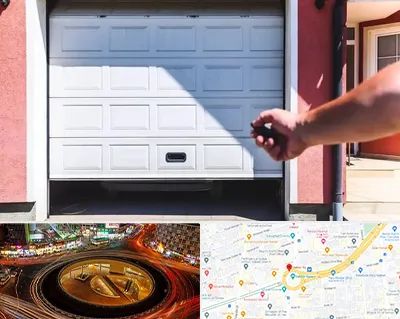 تعمیر درب پارکینگ در میدان ولیعصر