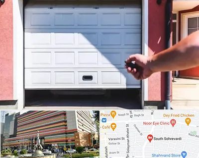 تعمیر درب پارکینگ در سهروردی
