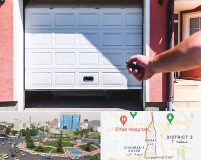 تعمیر درب پارکینگ در ونک