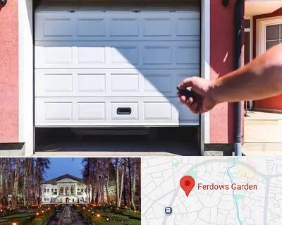 تعمیر درب پارکینگ در باغ فردوس