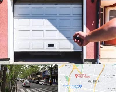 تعمیر درب پارکینگ در ظفر