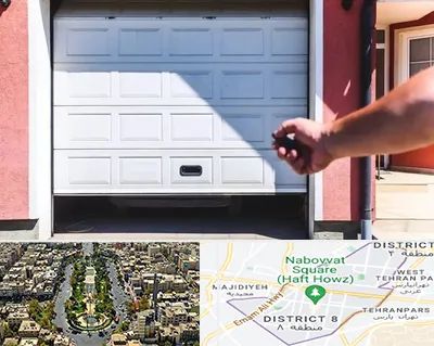 تعمیر درب پارکینگ در نارمک