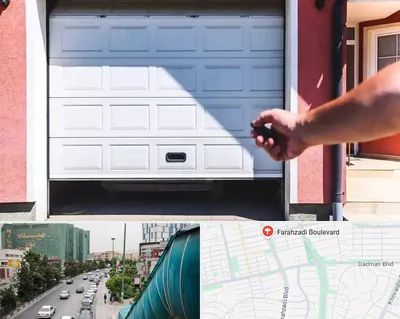 تعمیر درب پارکینگ در بلوار فرحزادی