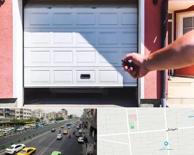 تعمیر درب پارکینگ در خیابان دامپزشکی
