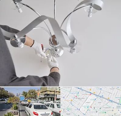 نصاب لوستر در مفتح مشهد