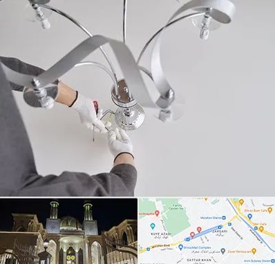 نصاب لوستر در زرگری شیراز