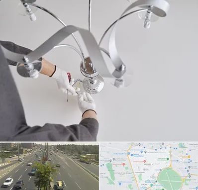 نصاب لوستر در منطقه 17 تهران