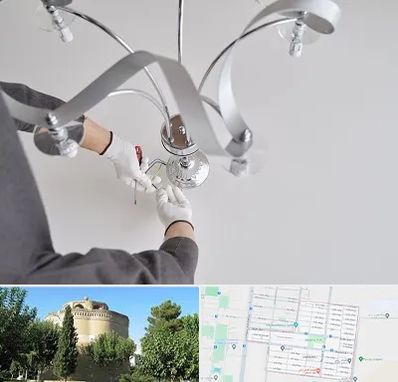 نصاب لوستر در مرداویج اصفهان