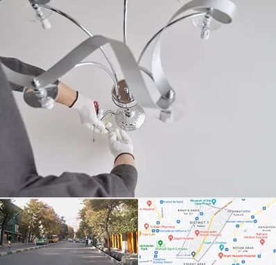 نصاب لوستر در شریعتی